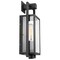 Nuvo Exhibit 1-Lgt Small Wall Lantern - Matte Black / Clear Beveled Glass 60/7543 - alternate 4